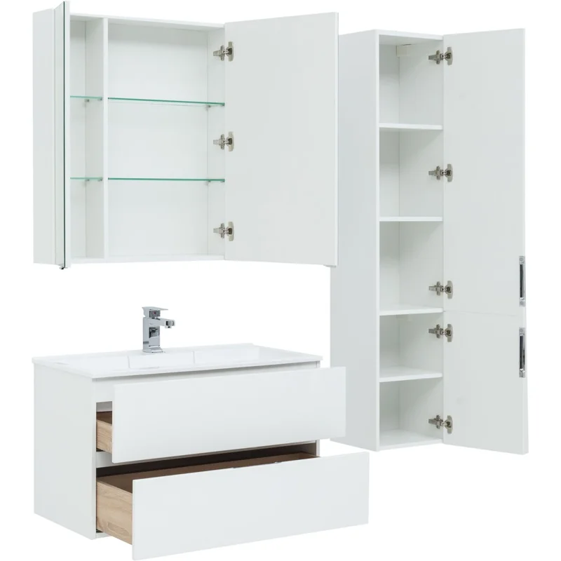 Тумба под раковину Aquanet Алвита 90 белый