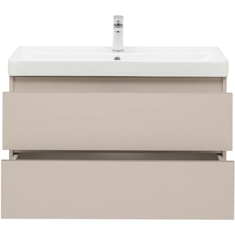 Тумба под раковину Aquanet Вега 2.0 90 бежевый