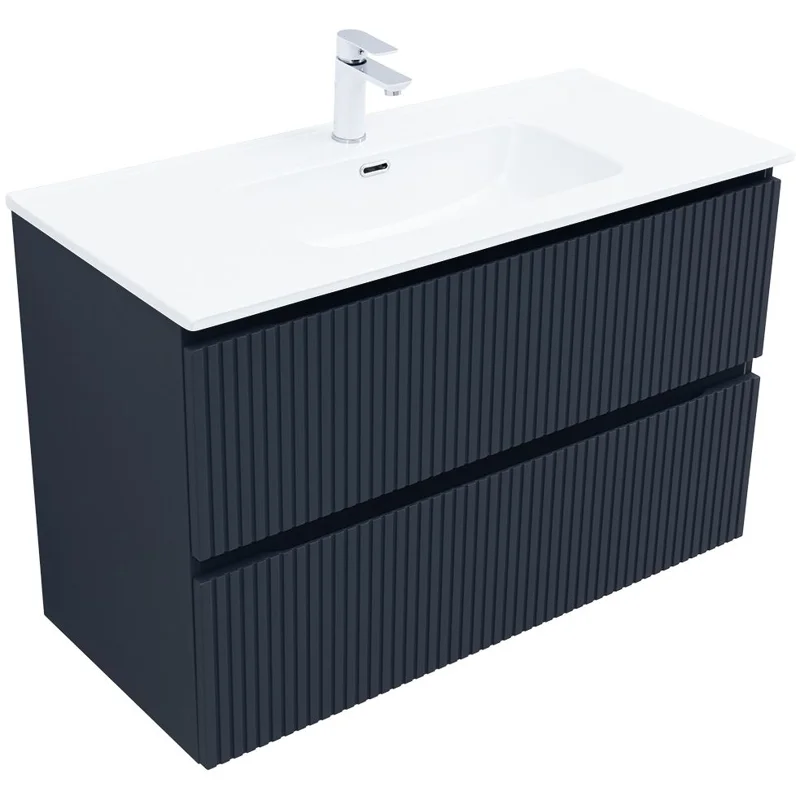 Тумба под раковину Aquanet Джейн (Flat) 100 маренго