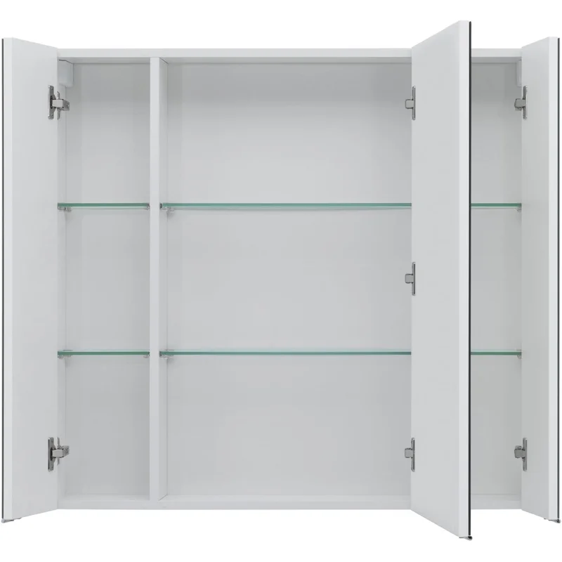 Зеркальный шкаф Aquanet Алвита new 90 белый матовый