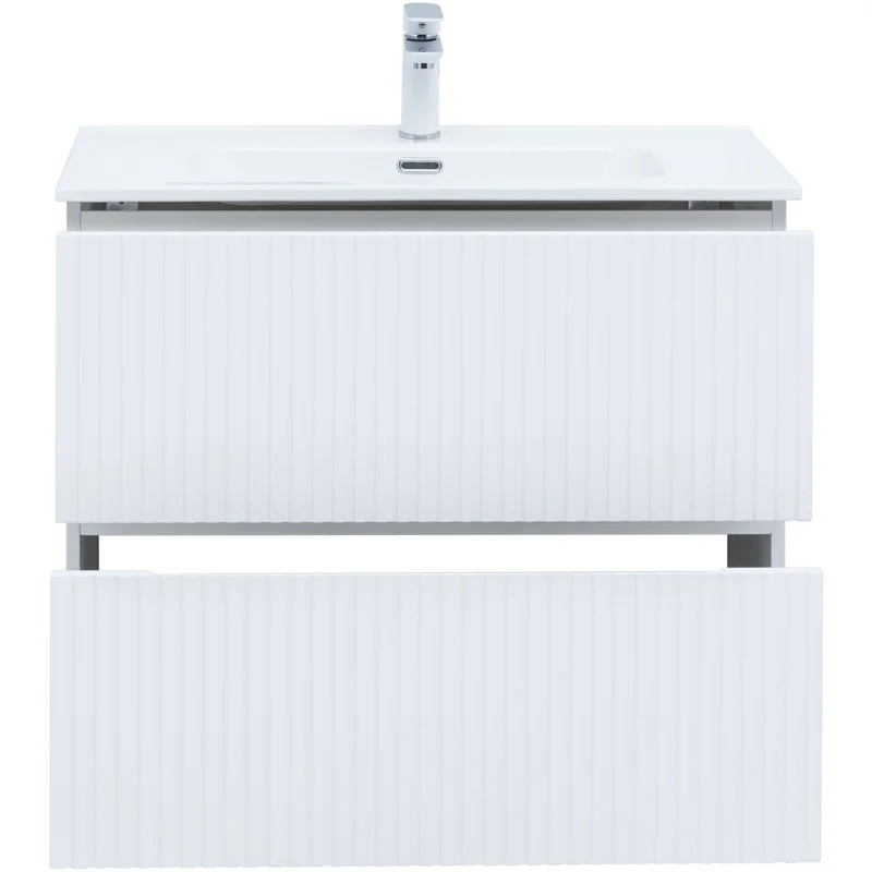 Тумба под раковину Aquanet Джейн 80 белый матовый