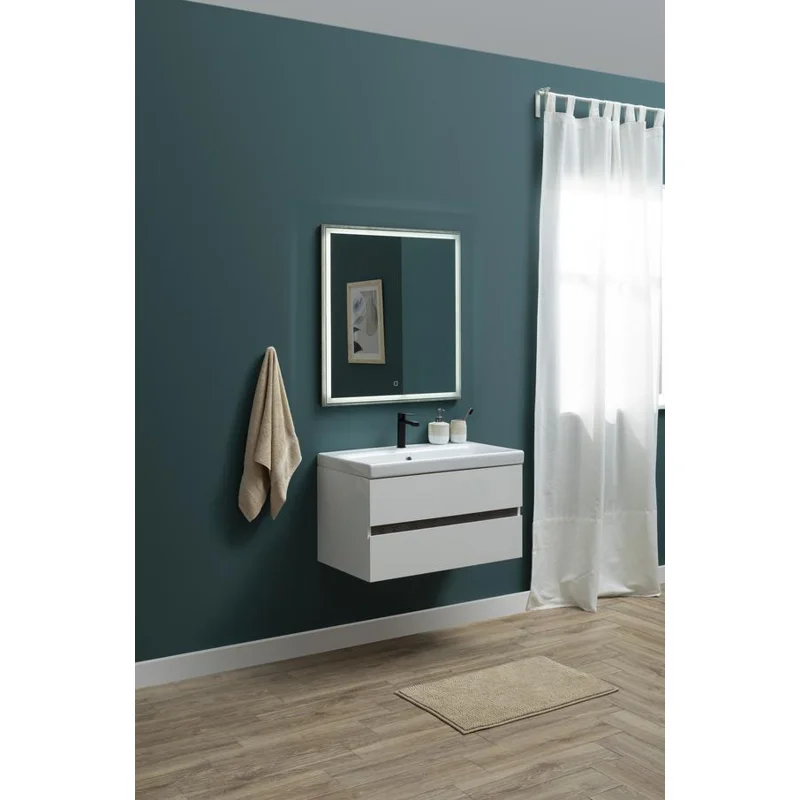 Зеркало Aquanet Nova Lite 75 дуб рошелье LED