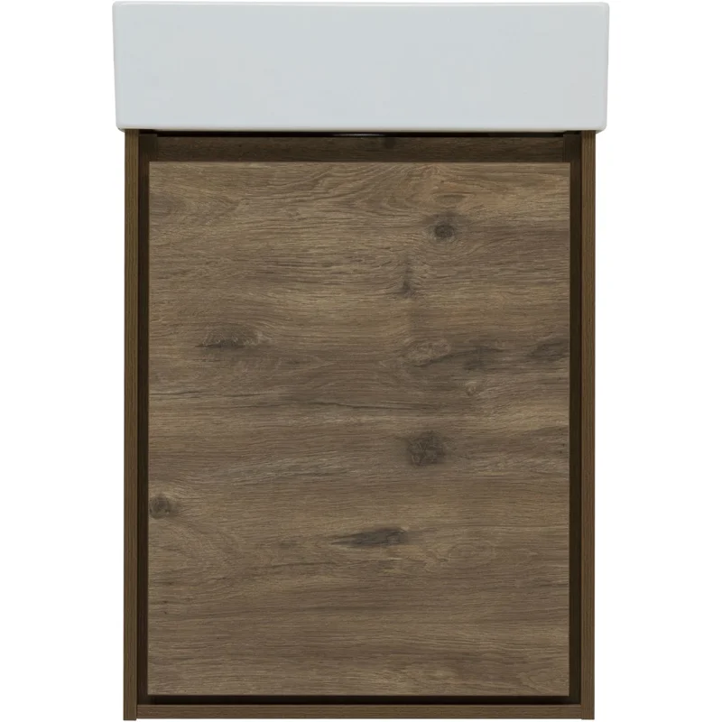 Тумба под раковину Aquanet Милан 45 дуб рустикальный