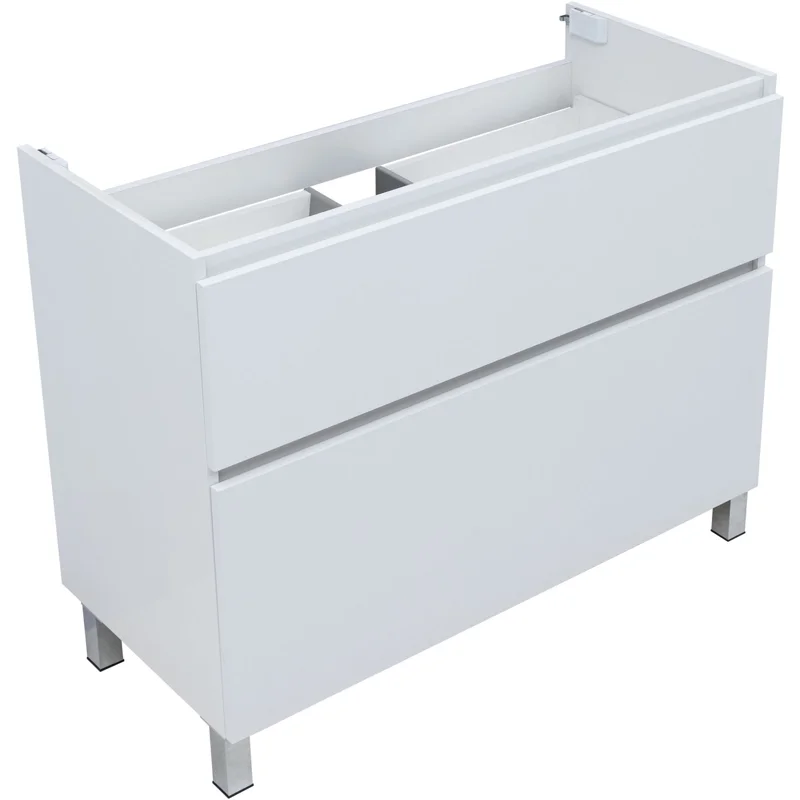 Тумба под раковину Aquanet Вега 100 напольная, белый глянец