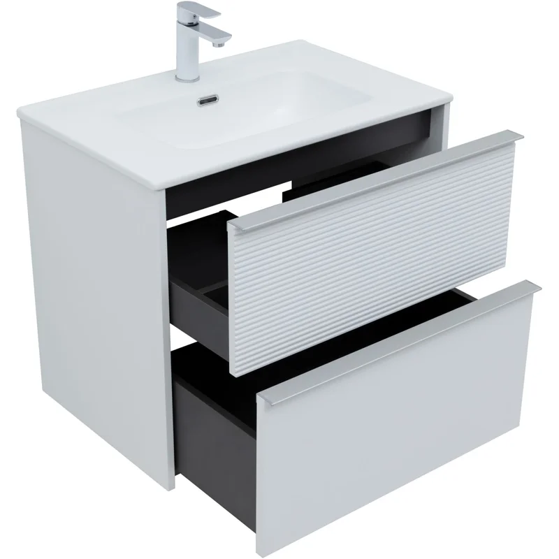 Тумба под раковину Aquanet Вита 70 белый матовый