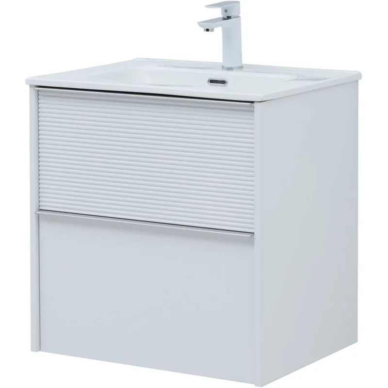 Тумба под раковину Aquanet Вита 60 белый матовый