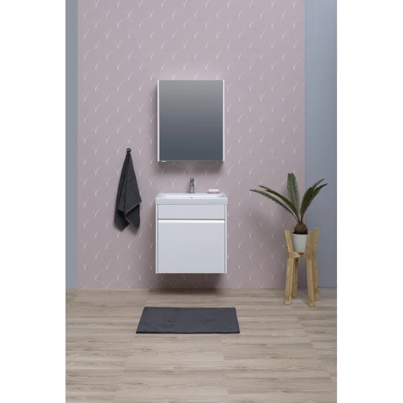 Зеркальный шкаф Aquanet Палермо 60 белый