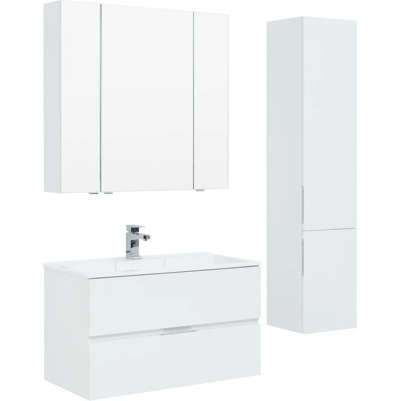 Тумба под раковину Aquanet Алвита 90 белый