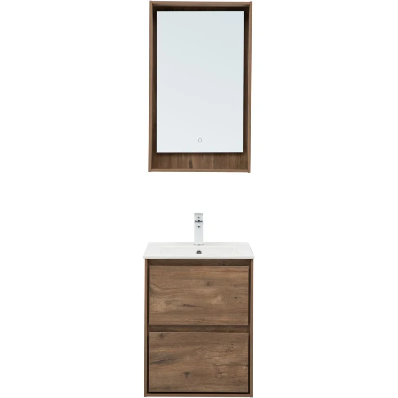 Тумба под раковину Aquanet Милан 50 дуб рустикальный