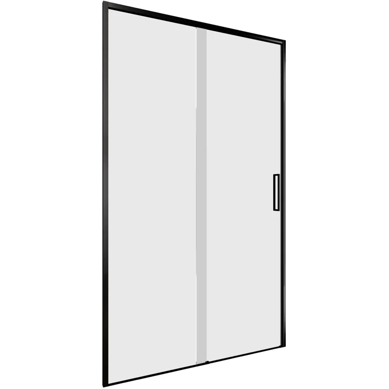 Душевая дверь Aquanet Pleasure Evo 110 AE65-N110-BT профиль черный, прозрачное стекло