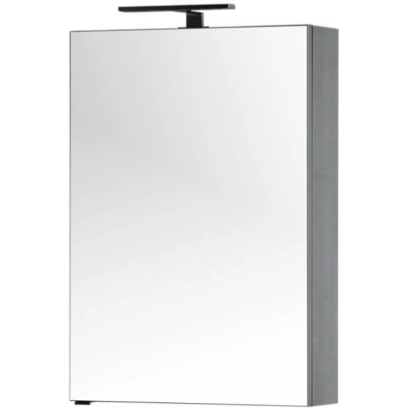 Зеркальный шкаф Aquanet Алвита 60 серый антрацит