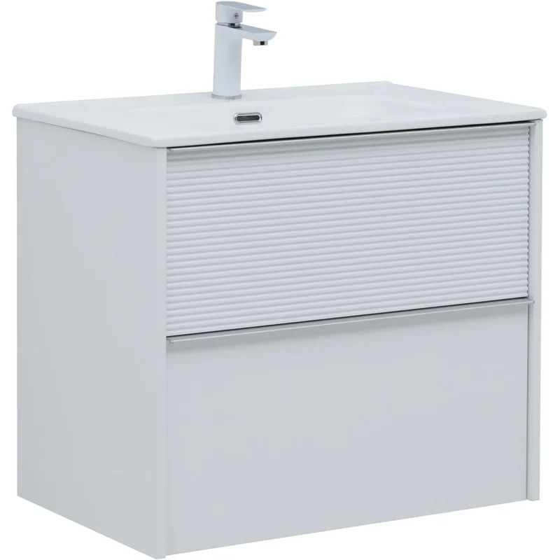 Тумба под раковину Aquanet Вита 70 белый матовый