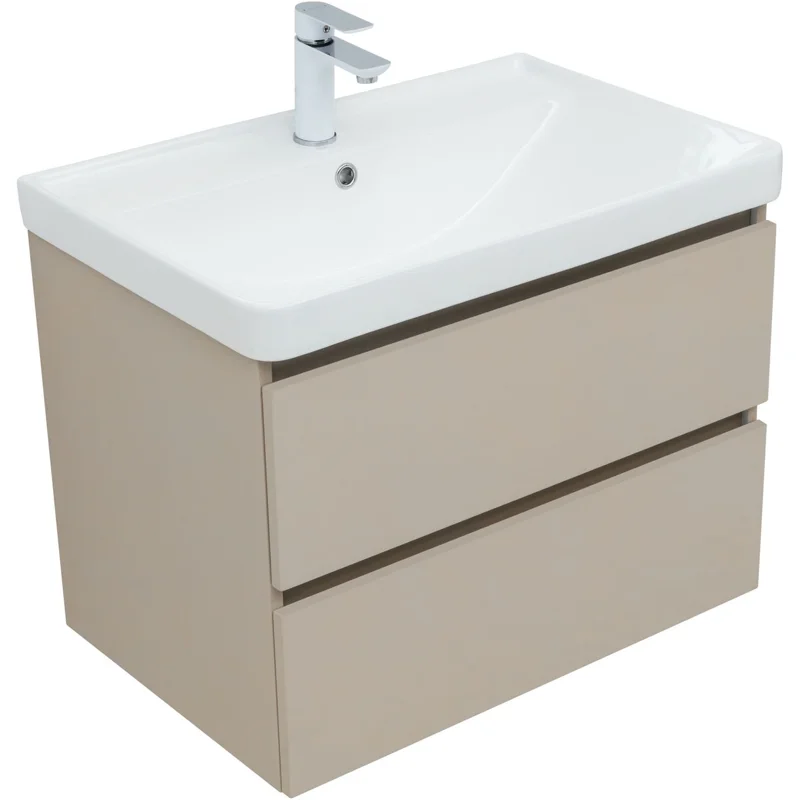 Тумба под раковину Aquanet Вега 2.0 70 бежевый