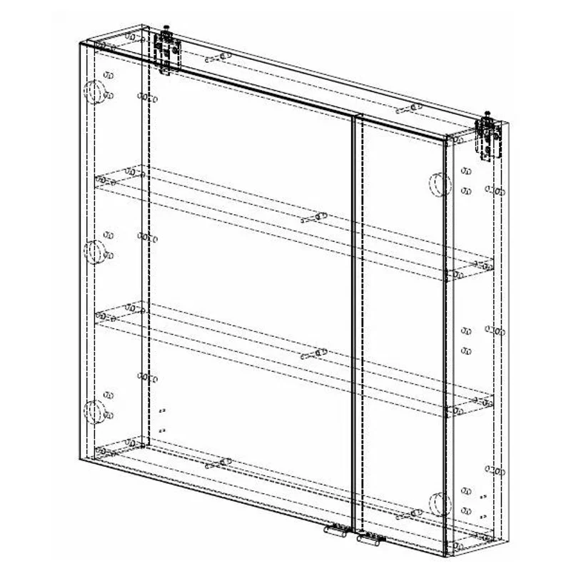 Зеркальный шкаф Aquanet Порто 80 белый