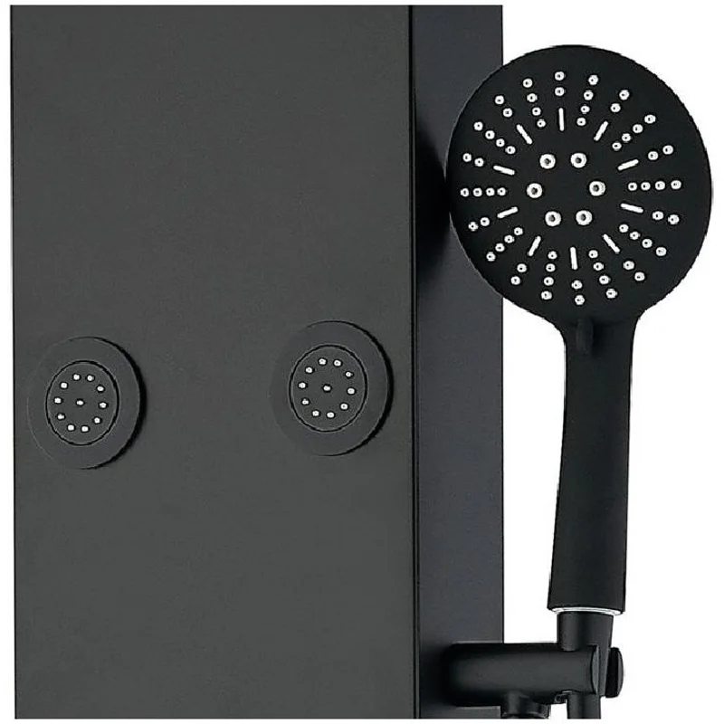 Душевая панель Galaxy Black с гидромассажем