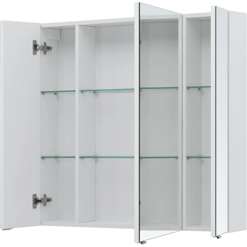 Зеркальный шкаф Aquanet Алвита new 90 белый матовый