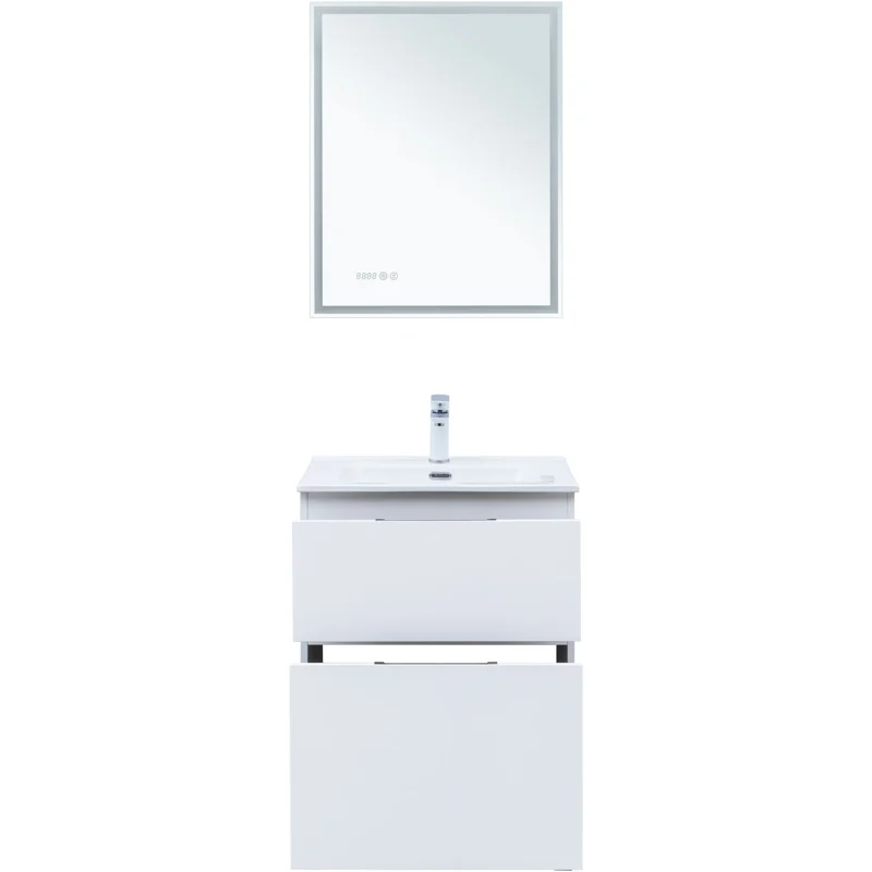 Тумба под раковину Aquanet Алвита New 60 напольная, белый матовый