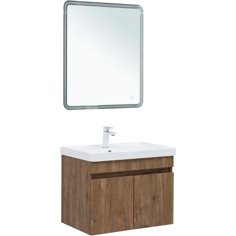 Тумба под раковину Aquanet Оптима 70 дуб рустикальный 