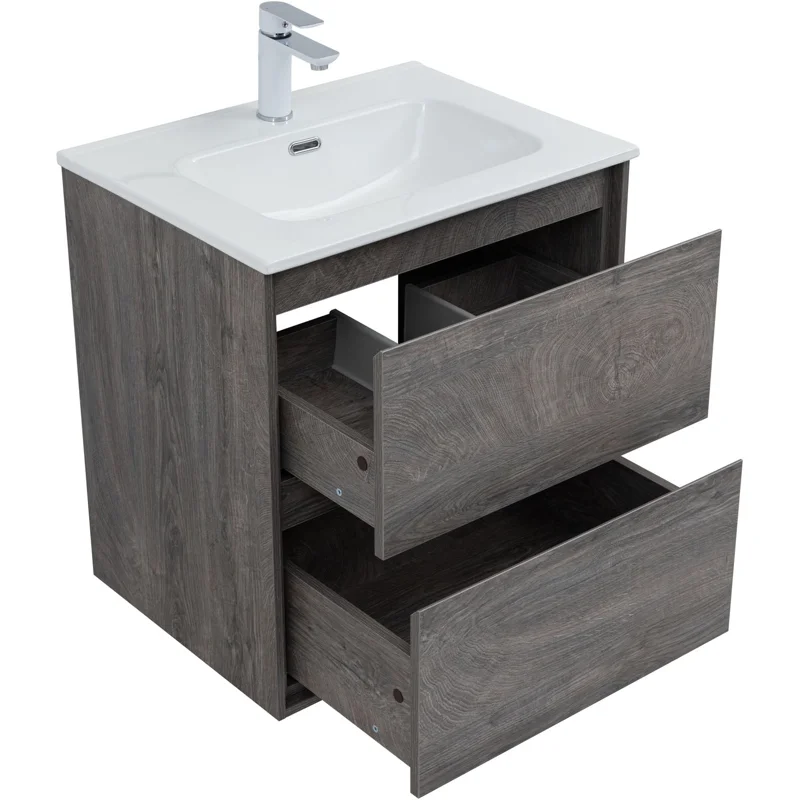 Тумба под раковину Aquanet Милан 60 дуб рошелье