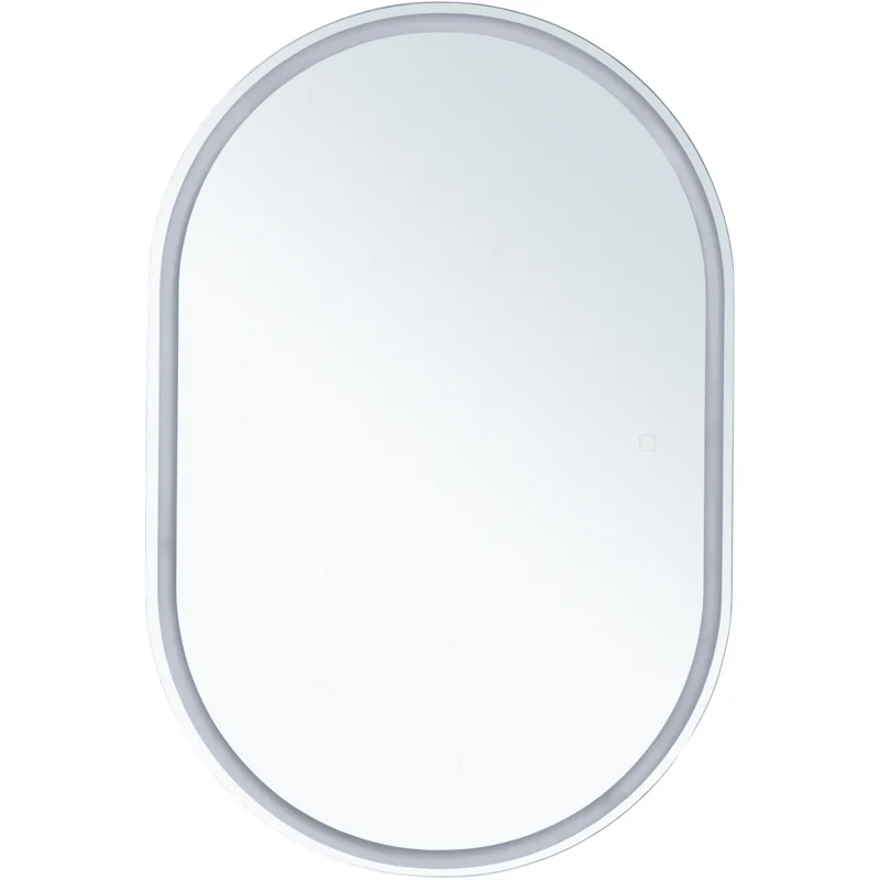 Зеркальный шкаф Aquanet Монте 60 белый, с LED подсветкой