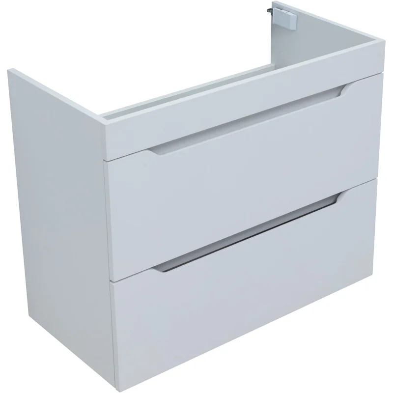 Тумба под раковину Aquanet Практика 80 белый матовый