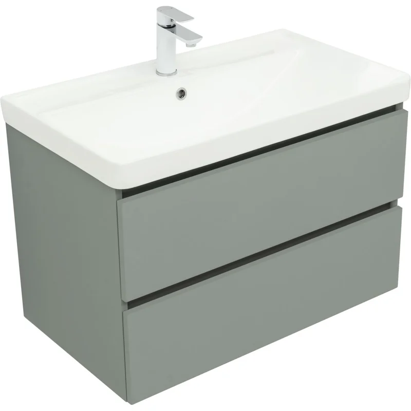 Тумба под раковину Aquanet Вега 2.0 80 мисти грин