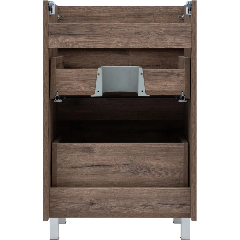 Тумба под раковину Aquanet Нота New 60 напольная, дуб веллингтон табак