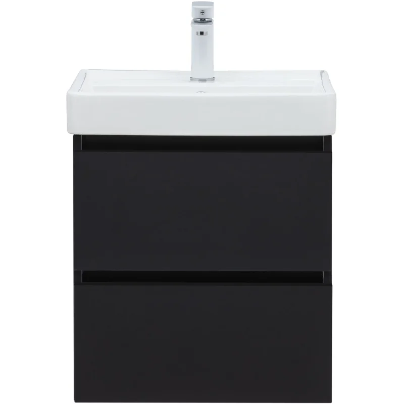 Тумба под раковину Aquanet Вега 2.0 50 черный