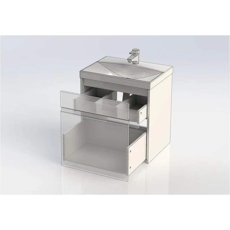 Тумба под раковину Aquanet Палермо 60 белый