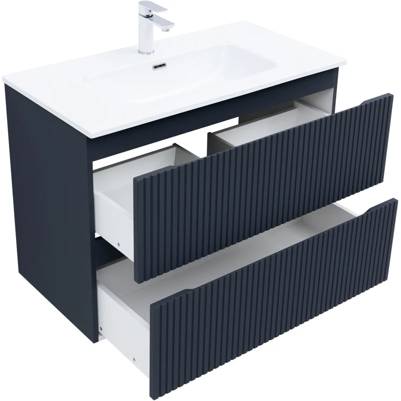 Тумба под раковину Aquanet Джейн (Flat) 90 маренго