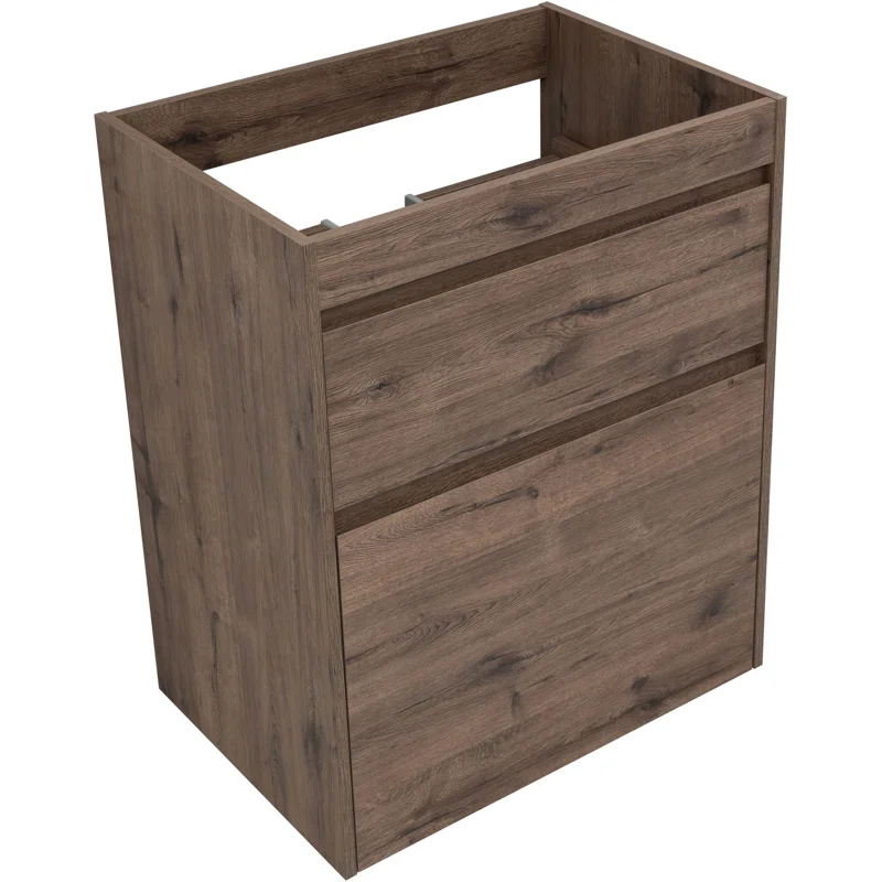 Тумба под раковину Aquanet Токио 68 дуб веллингтон (напольная 2 ящика)