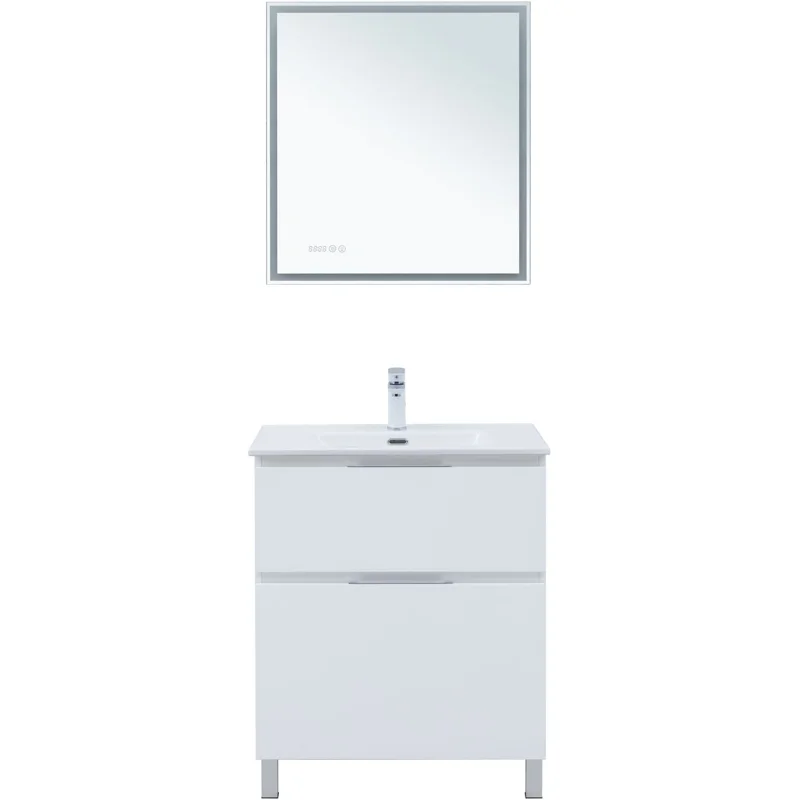 Тумба под раковину Aquanet Алвита New 70 напольная, белый матовый