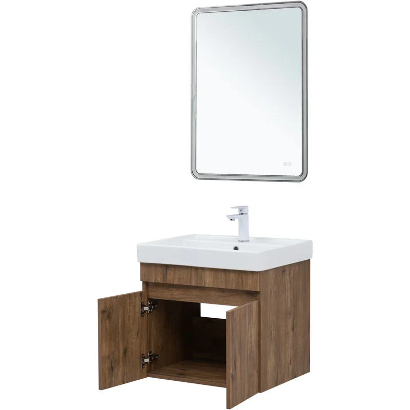 Тумба под раковину Aquanet Оптима 60 дуб рустикальный 