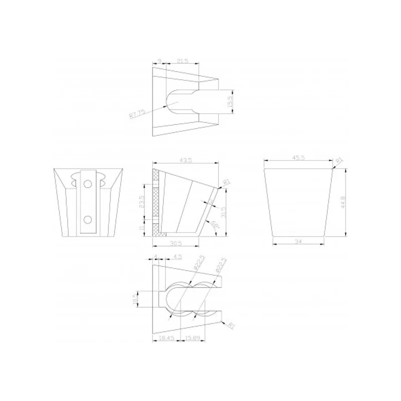 Набор смесителя с гигиеническим душем Aquanet Static 1.03 (с внутренней частью)