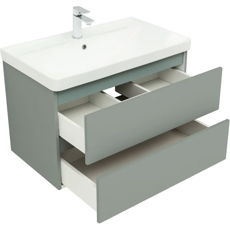 Тумба под раковину Aquanet Вега 2.0 80 мисти грин