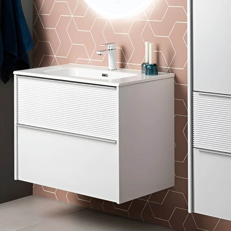 Тумба под раковину Aquanet Вита 60 белый матовый