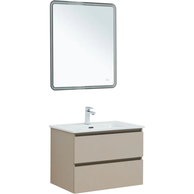Тумба под раковину Aquanet Вега 2.0 70 бежевый