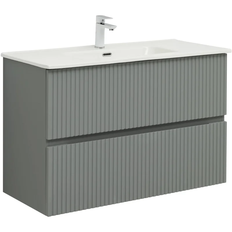 Тумба под раковину Aquanet Джейн 100 мисти грин