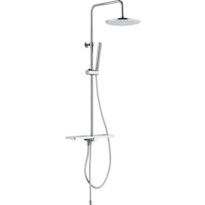 Душевая стойка Aquanet Pragmatic R AF430-70-R-C, с полочкой Душевая стойка Aquanet Pragmatic R AF430-70-R-C, с полочкой