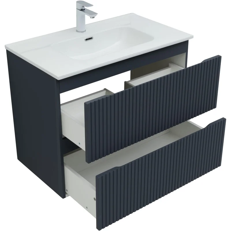 Тумба под раковину Aquanet Джейн (Flat) 80 маренго