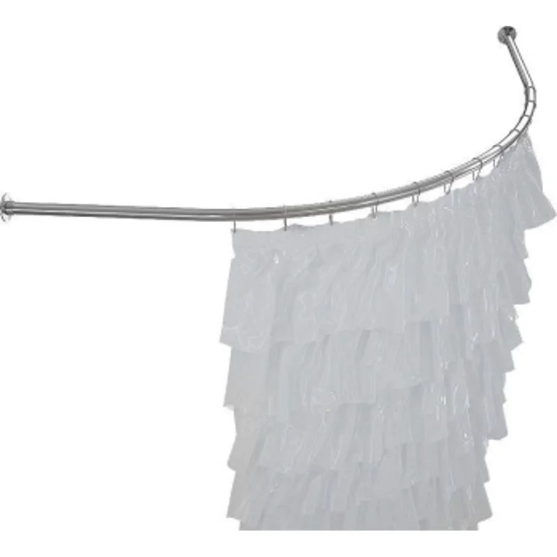 Карниз для ванны Aquanet Capri полукруглый 160х100 хром Карниз для ванны Aquanet Capri полукруглый 160х100 хром