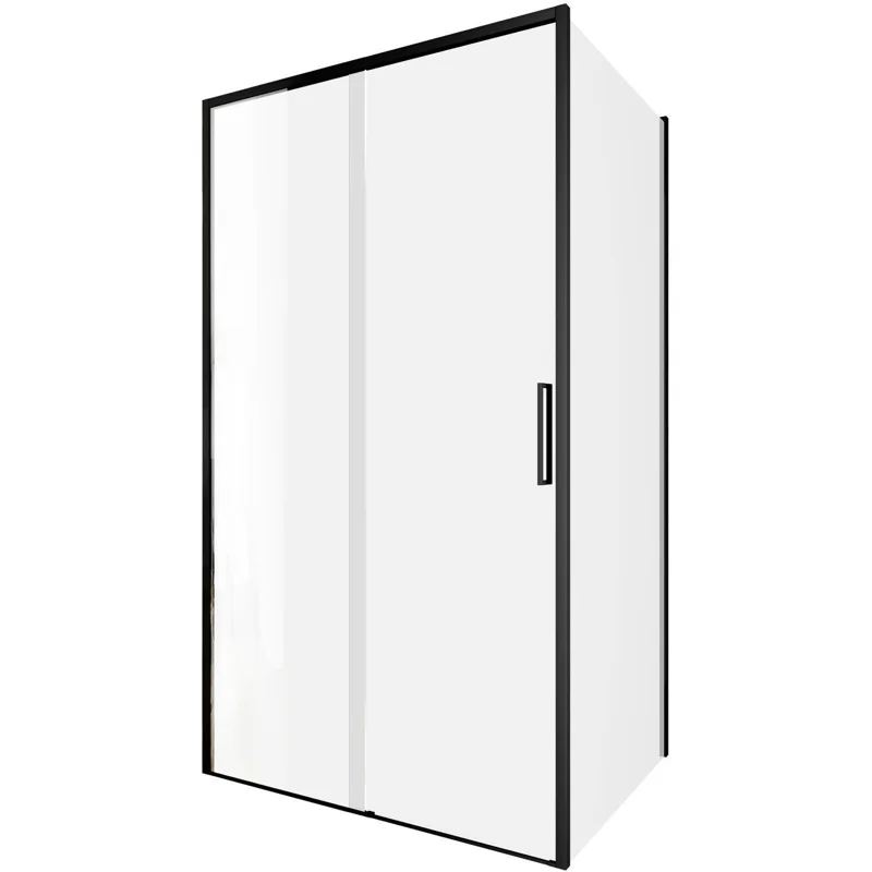 Душевой уголок Aquanet Pleasure Evo 110x80 AE65-110x80-BT профиль черный, прозрачное стекло