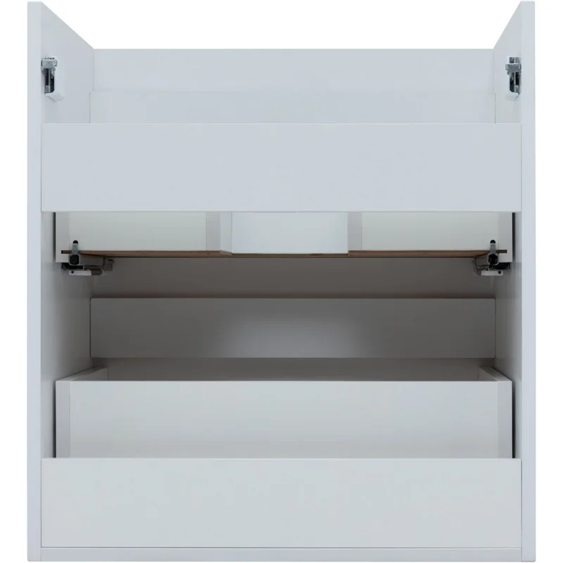 Тумба под раковину Aquanet Практика 60 белый матовый (2 ящика)