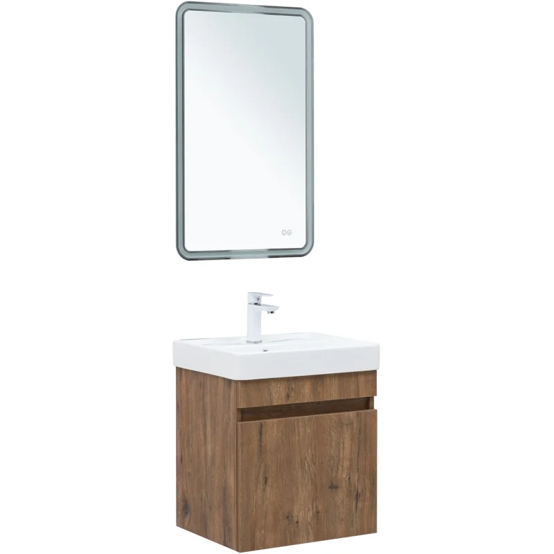 Тумба под раковину Aquanet Оптима 50 дуб рустикальный 