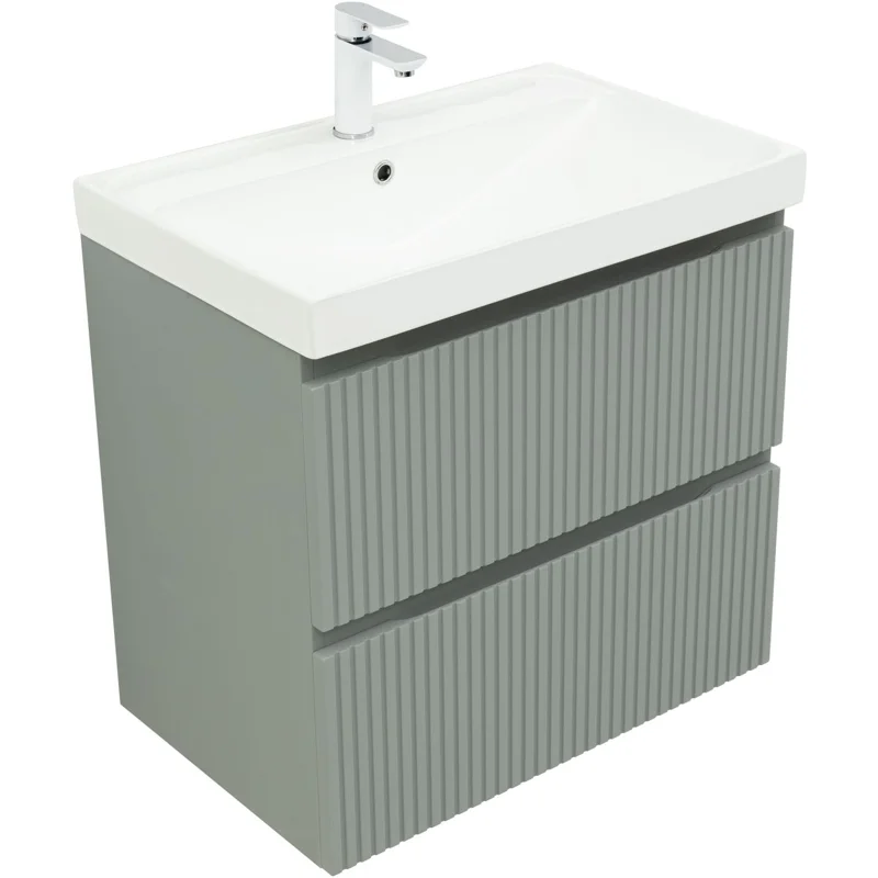 Тумба под раковину Aquanet Джейн (Flat) 70 мисти грин
