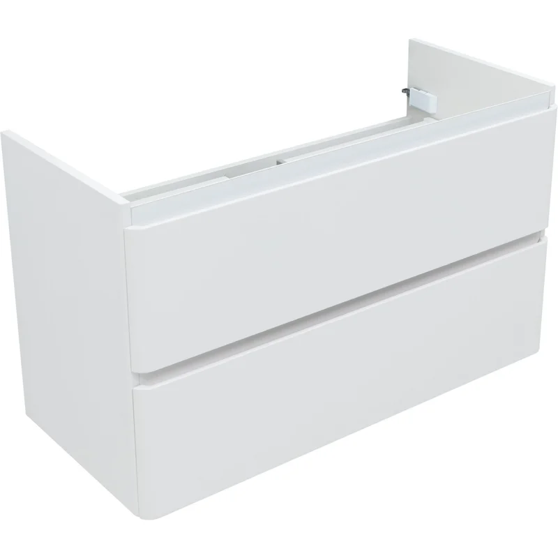 Тумба под раковину Aquanet Эмбер 105 белый матовый
