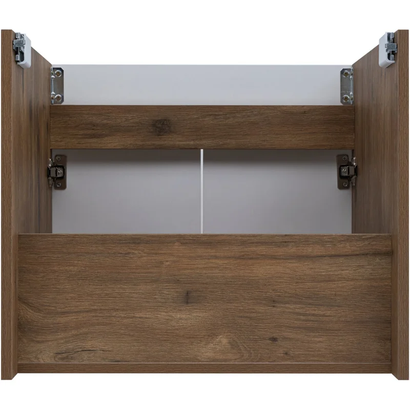 Тумба под раковину Aquanet Оптима 60 дуб рустикальный/белый сатин