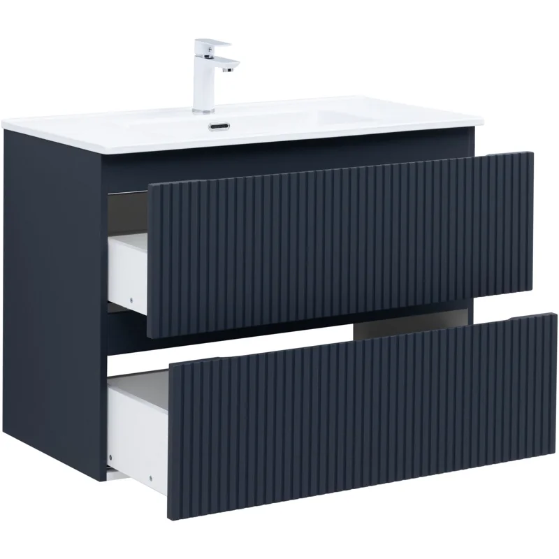 Тумба под раковину Aquanet Джейн (Flat) 90 маренго