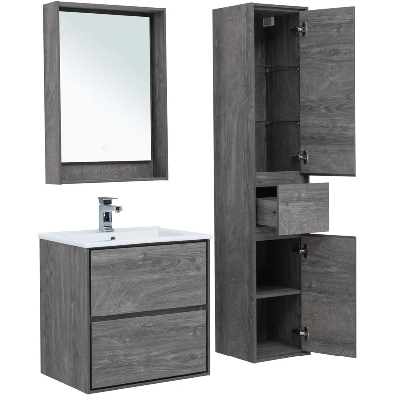 Тумба под раковину Aquanet Милан 65 дуб рошелье