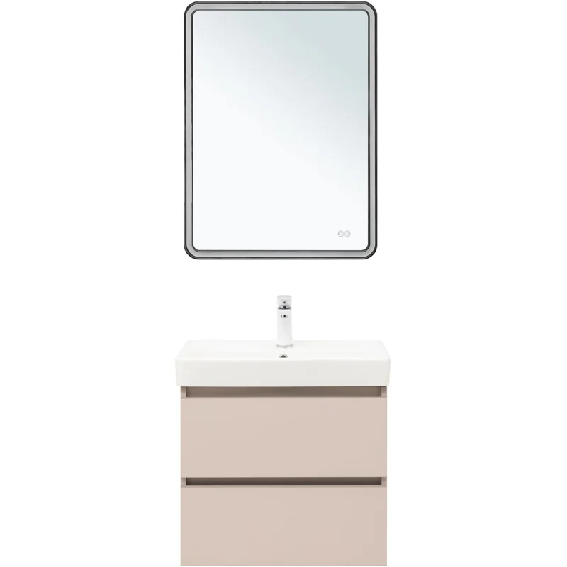 Тумба под раковину Aquanet Вега 2.0 60 бежевый